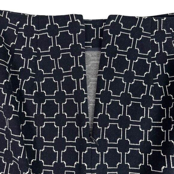 Talbots Navy & White Skirt size 6 - Picture 5 of 6